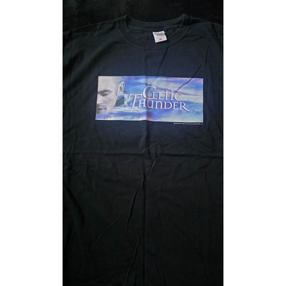 Celtic Thunder 2008 Thunderheads Fan T-Shirt Black 3XL Anvil